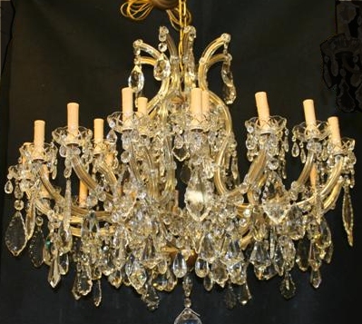 Italian Crystal 24 Light Antique Chandelier Home Lighting Chandeliers Crystal Italian