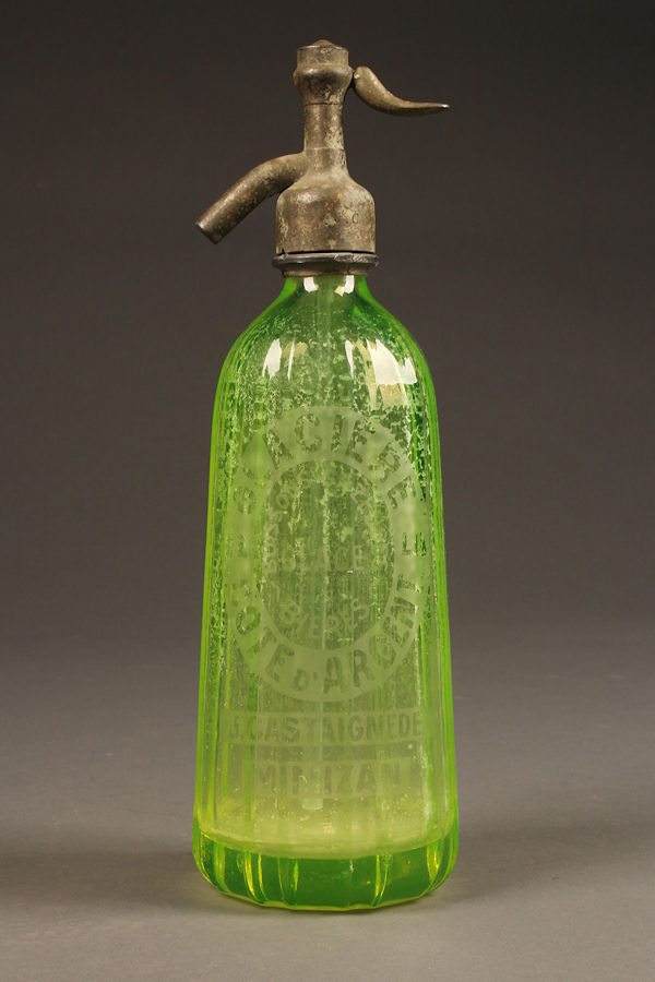 Antique French syphon/seltzer bottle.