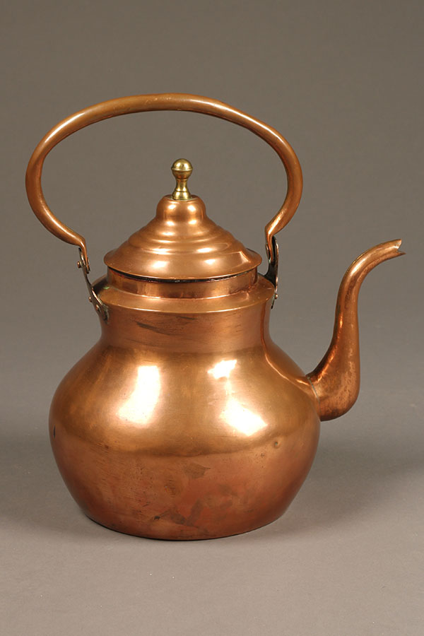 Antique Flemish Copper Teapot