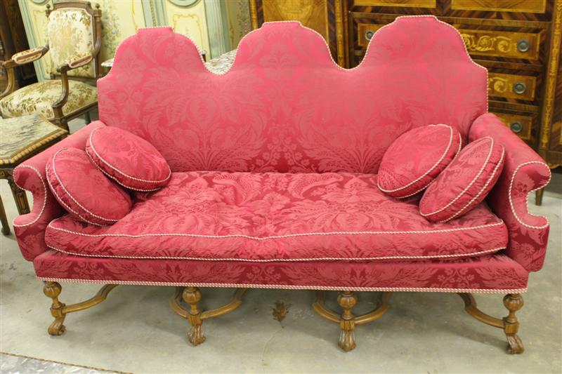 "Spanish foot" sofa and chair