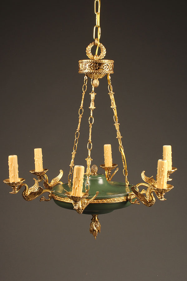 Antique French Empire Style Chandelier A5402a Antique French Chandelier Empire