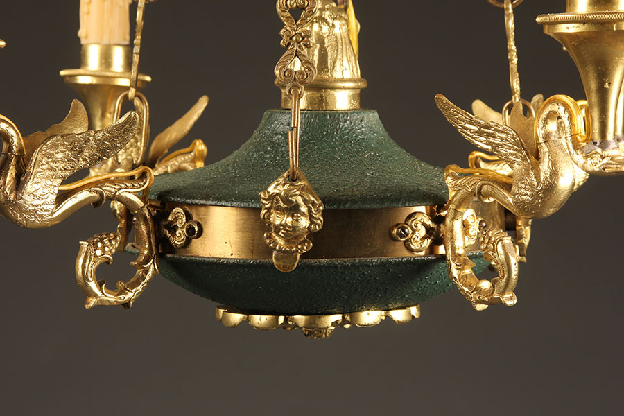 Antique French Empire Style Chandelier A5405d Antique French Chandelier Empire