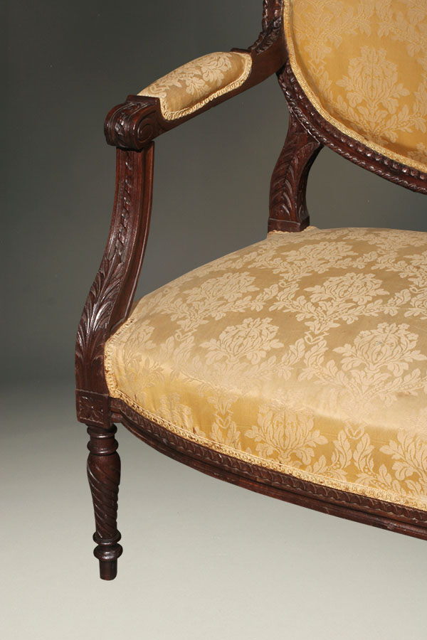 Antique Louis Xvi Style Settee A5423e Antique Settee French Louis Xvi