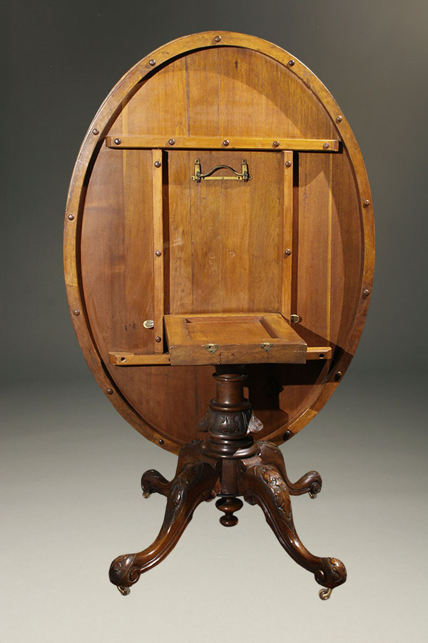 19th Century English Tilt Top Antique Table