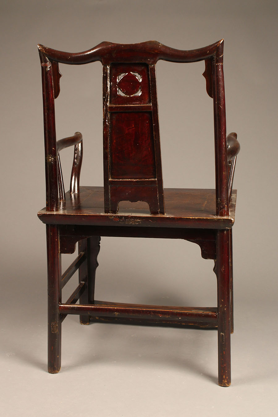 Antique Pair Of Chinese Court Chairs Made In Teak Wood. A5615D-antique-chinese-chairs-arm-teak - Antique Pair Of Chinese Court Chairs Made In Teak Wood.