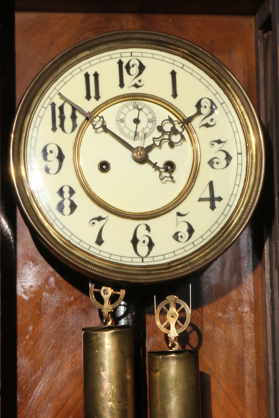 Antique 2 Weight Vienna Regulator With 8 Day Movement 
