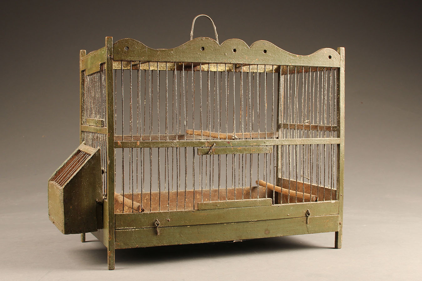 Antique French finch cage