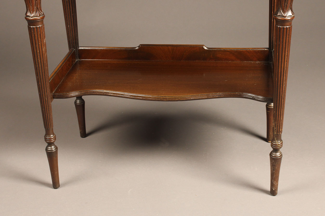 Antique English Mahogany Chair Side Book Stand Made In A5758e