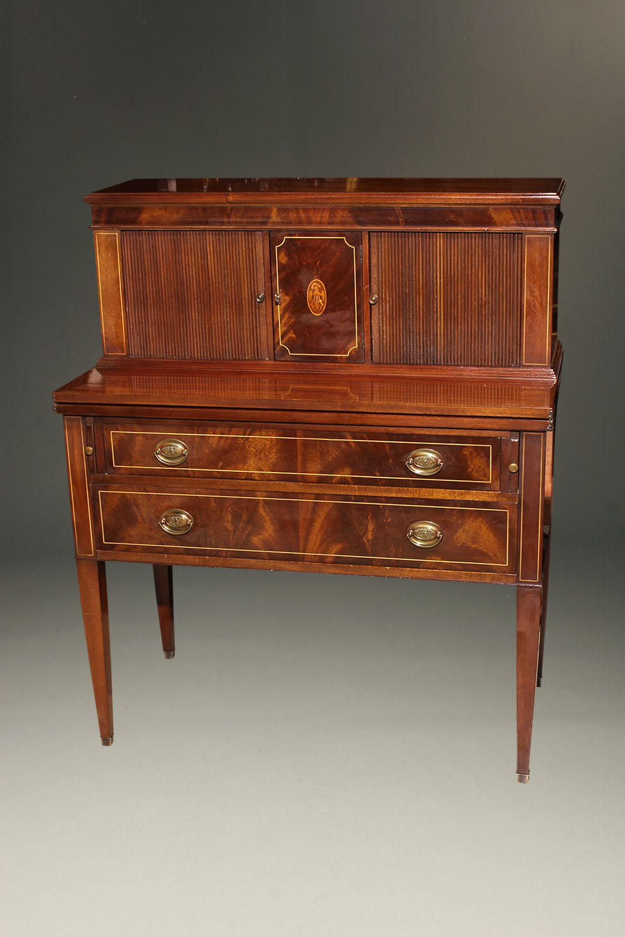 Antique Colonial Revival Styled Gany Las Writing Desk With Home Furniture Desks Writing Tables Colonial