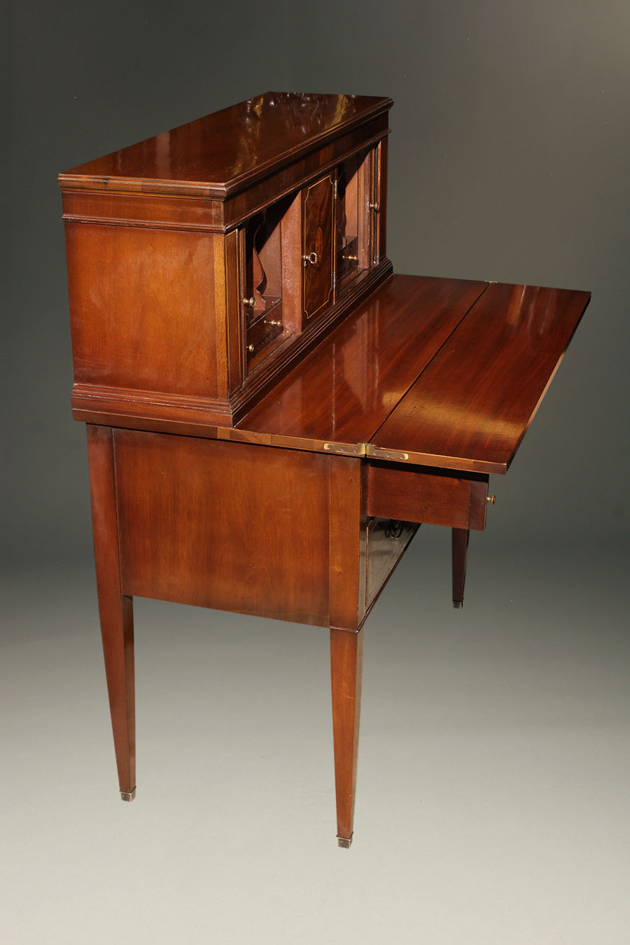 Antique Colonial Revival Styled Gany Las Writing Desk With Home Furniture Desks Writing Tables Colonial