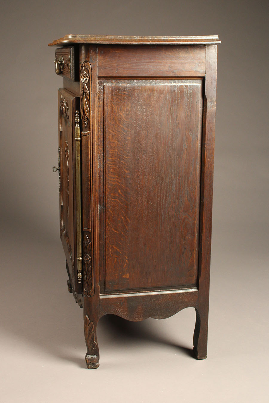 Antique French Confitierre Or Jam Cabinet In Hand Carved Oak. Home/Furniture/Confitierres / Jelly Cabinet - Antique French Confitierre Or Jam Cabinet In Hand Carved Oak.