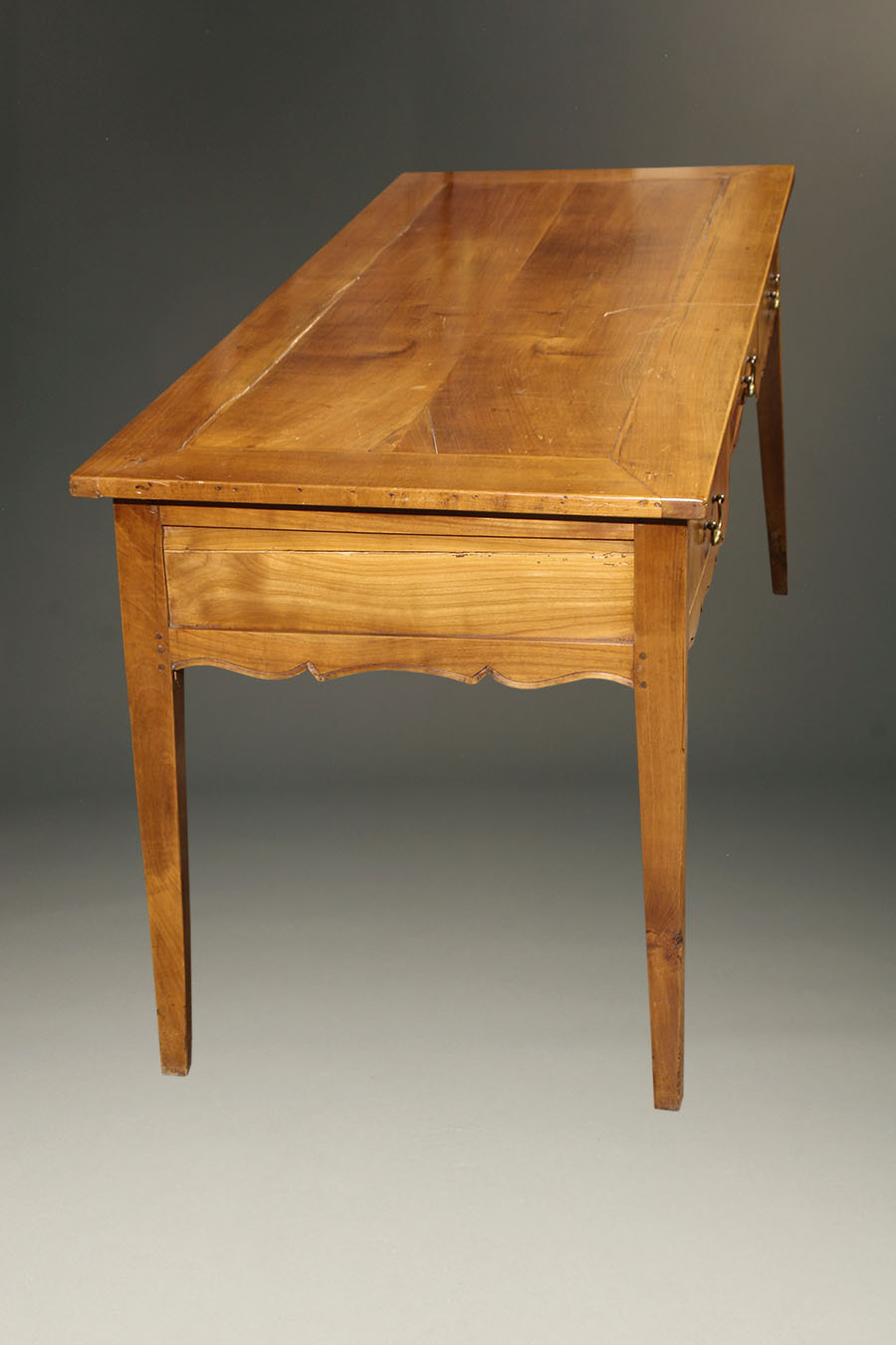19th Century French Country Louis Xvi Style Desk In Fruit Wood Home Furniture Desks Writing Tables
