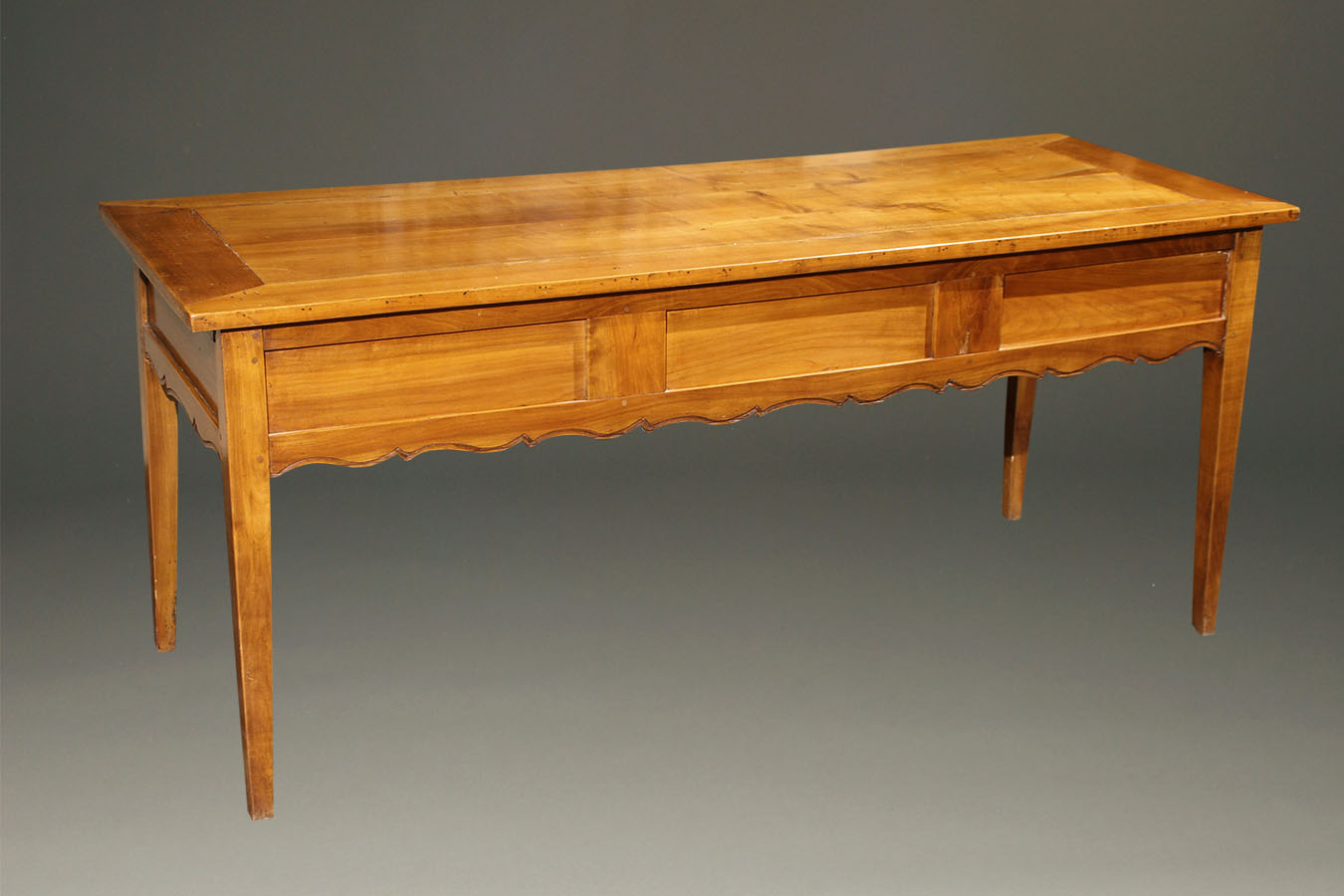 19th Century French Country Louis Xvi Style Desk In Fruit Wood Home Furniture Desks Writing Tables 19th Century French Country
