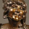 Bronze bust of gypsy woman by Benthous A1165B