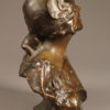 Bronze bust of gypsy woman by Benthous A1165C