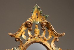 Polychromed Venetian mirror A1447B