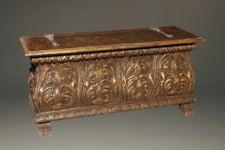 Italian gilded and hand carved cassone  A1833A