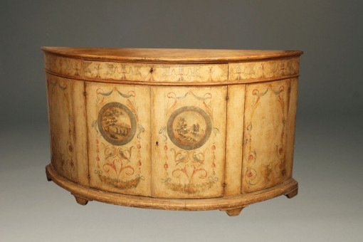 A2005A-antique-polychrome-demilune-italian-credenza1