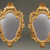 Pair of Italian gilded mirrors A2258A