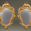 Pair of Italian gilded mirrors A2258A