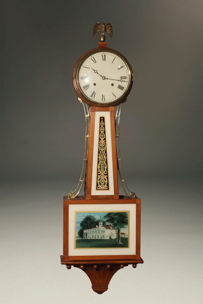 A2288A-new haven-banjo-antique-clock