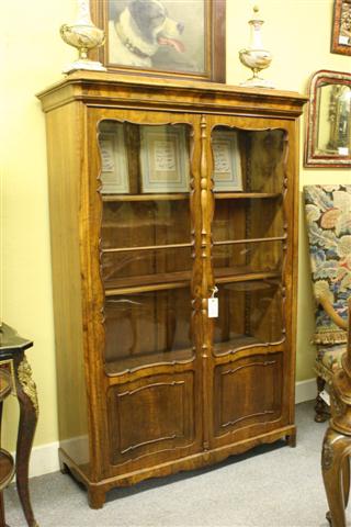 antique bookcases with glass doors