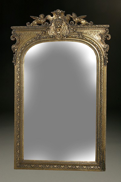 Sold at Auction: French Louis Philippe transitional gilt mirror