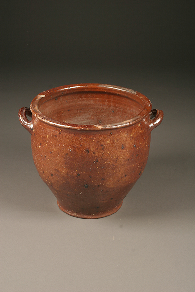 19th century French pot with handles A4165A1