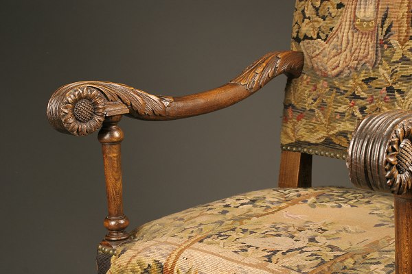 Pair of Louis XIV Neoclassical Style Cream Painted French Bergere Arm — The  Art of Antiquing