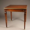 Antique French Louis XVI style mahogany end table A5219A1