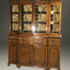 Custom English Federal style breakfront/secretary A5241A1