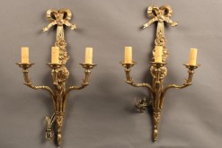 Pair of bronze sconces A5250A1