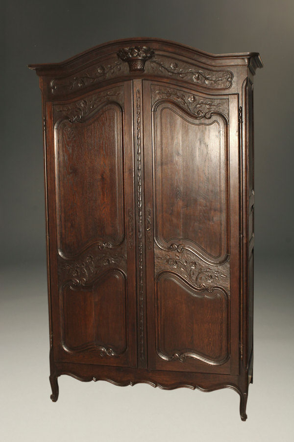 Early 20th century antique Marriage armoire A5271A1