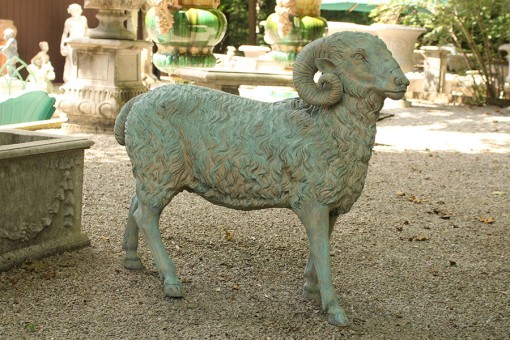 A5331A-garden-statue-ram-bronze1