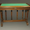 Antique French writing table with felt top A5347A1