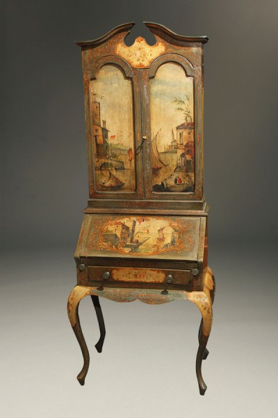 A5370A-antique-italian-secretary-polychrome-painted1