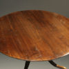 A5377D-english-round-leaves-dining-table-walnut