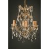 antique italian 6 arm chandelier