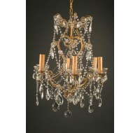 antique italian 6 arm chandelier