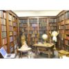 Custom English breakfront bookcase in Mahogany