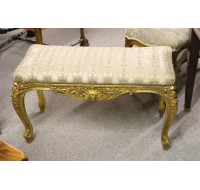 19th century Gilded bench Louis XV style, circa 1890