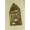 19th century French Louis XVI mirror glass repoussed, circa 1870