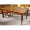 19th century French Gent´s writing table inlaid mahogany 3 drawer