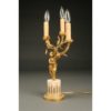 Pair of French Louis XV style porcelain figural lamps