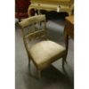Louis XVI side chair with carved arrow motif