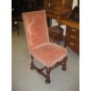 Very early French 18th century Louis XIV side chairs in walnut, circa 1720