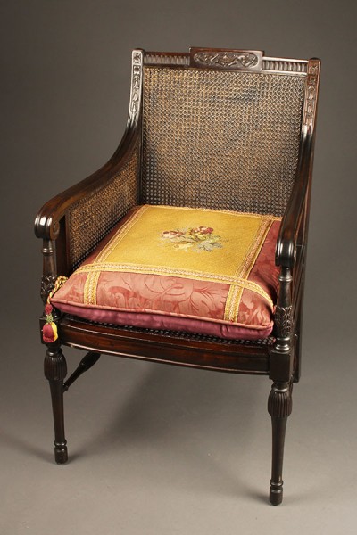 Antique Adams style arm chair