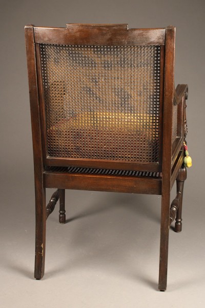 Antique Adams style arm chair