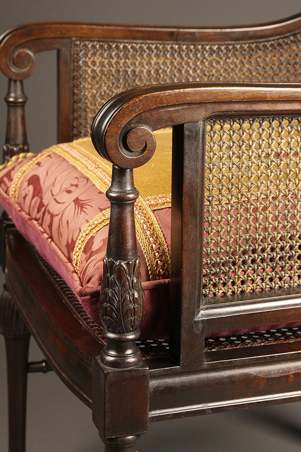 Antique Adams style arm chair