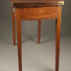 Antique English Chippendale games table.